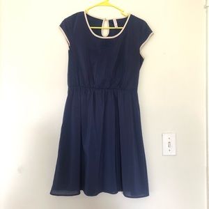 Navy blue Xhilaration midi dress